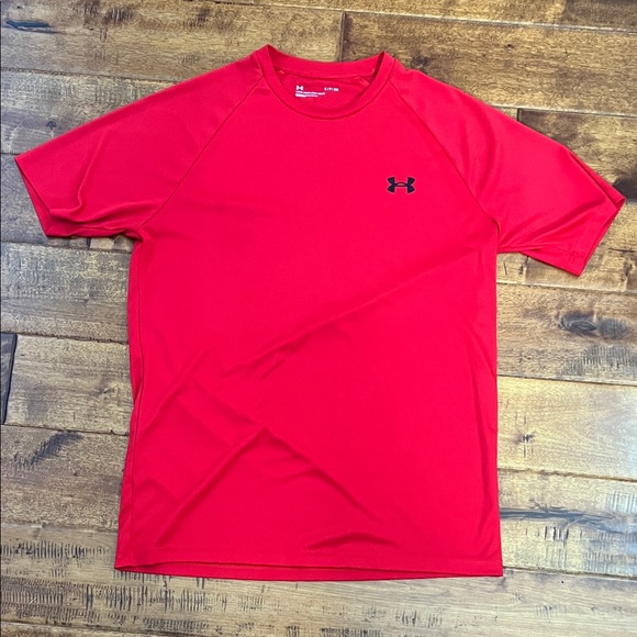 Under Armour Other - Under Armour Men's Bright Red Short Sleeve Tee